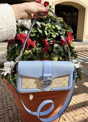 Сумка coach georgie shoulder bag