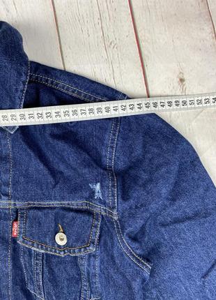 Джинсовка джинсова куртка levis  осінь/весна жіночий піджак джинс7 фото