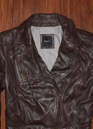 Dark biker jacket женская кожаная куртка косуха натуральная кожа2 фото