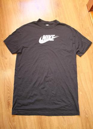 Удлиненная свободная футболка nike sportswear essential logo spor elbise