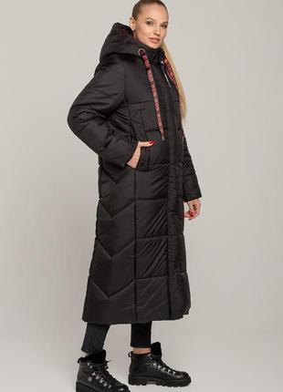 Черная зимняя куртка с тинсулейтом2 фото