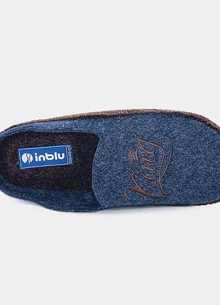 Чоловічі вовняні безшумні капці тм inblu2 фото