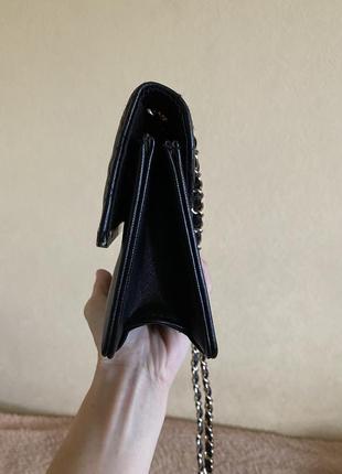 Маленькая чёрная сумка на цепочке через плечо, кроссбоди2 фото