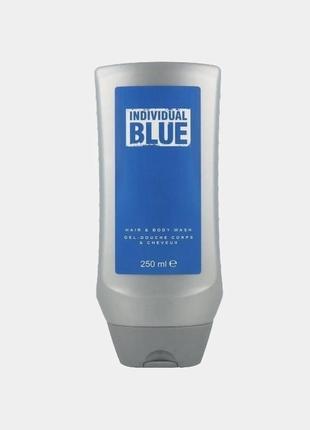 🌷гель для душу для чоловіків"individual blue",250 мл.3 фото