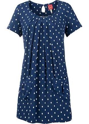 Короткое платье в горошек joules original, размер 38/40