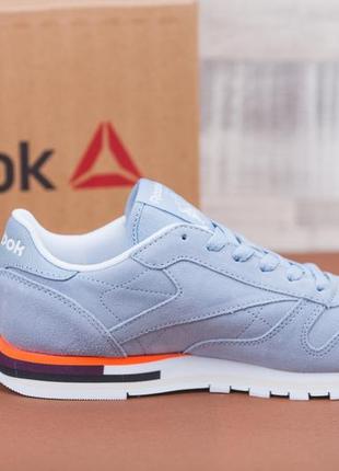 Оригинал reebok cl lthr mn women кроссовки3 фото