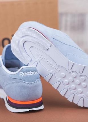 Оригинал reebok cl lthr mn women кроссовки4 фото