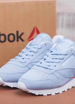 Оригинал reebok cl lthr mn women кроссовки2 фото