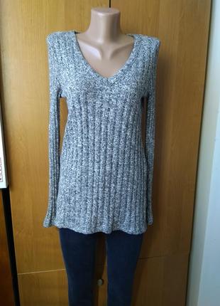 Легкий джемпер в рубчик topshop р.uk10 идет на 44 - 46 s-m