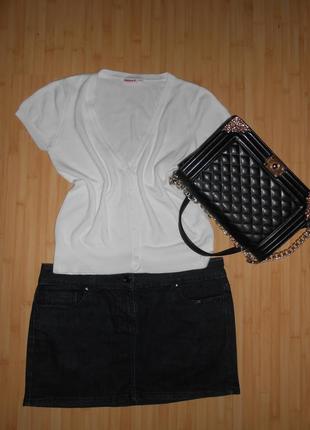 Симпатична джинсова спідниця