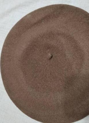 Чешский фетровый берет tonak fezko темно-бежевый коричневый