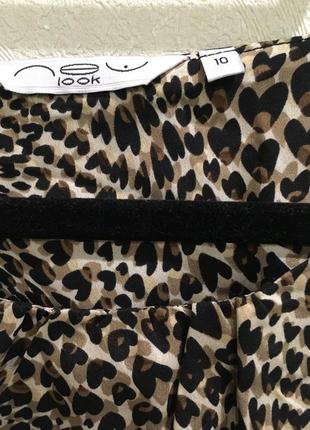 Сукня принт леопард new look р-р s-m4 фото
