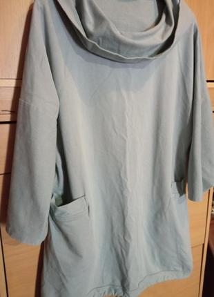 Брендовый, ботальный, оверсайз, мегаклассный удлиненный свитшот