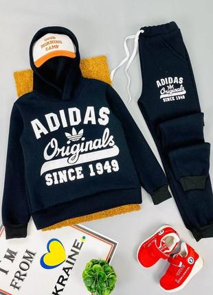 Крутий теплий костюм adidas3 фото