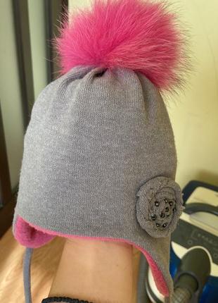 Шапка для дівчинки