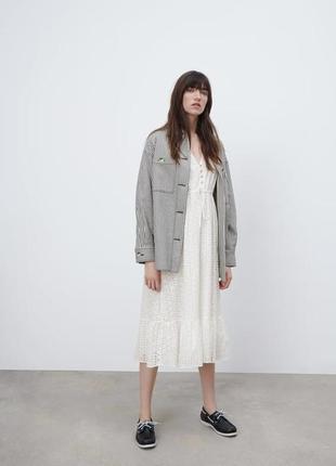 Рубашка в полоску с карманами 💯 % коттон  12