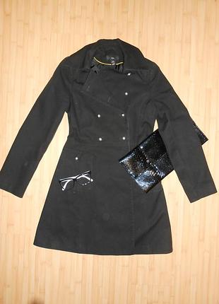 Отличный стильный брендовый плащ милитари