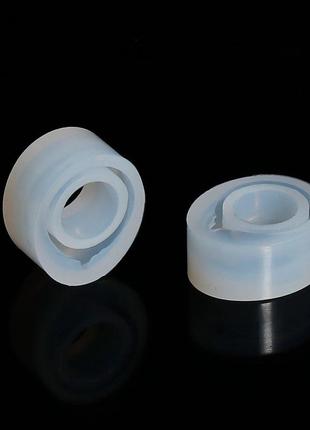 Форма для эпоксидной смолы finding молд кольцо печатка белый силиконовый 29 мм x 25 мм размер 16