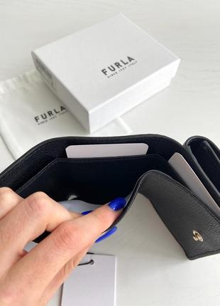 Furla magnolia s compact wallet trifold женский кожаный брендовый кошелек фурла оригинал на подарок жене на подарок девушке6 фото