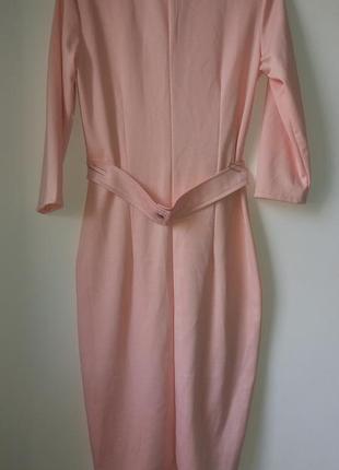 Соблазнительное платье нежно-розового цвета4 фото