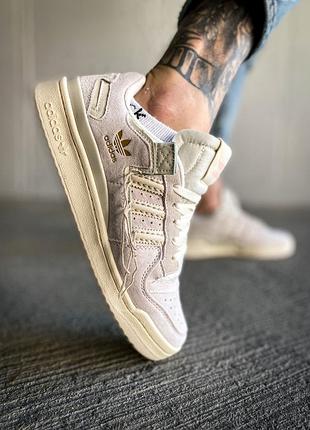 Кроссовки adidas forum 84 low beige хит сезона!