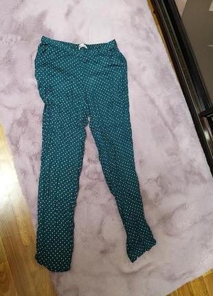 Пижамные брюки в горошек