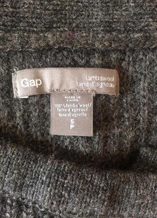 Кардиган на молнии gap р.s-м шерсть ягненка3 фото