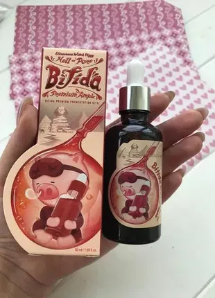 Сыворотка для лица с бифидобактериями ночная elizavecca bifida 50ml6 фото