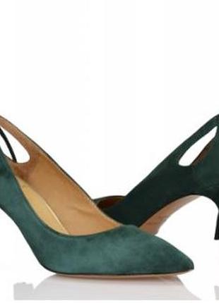 Туфли зеленые замшевые с кисточками baldowski 40 р.4 фото