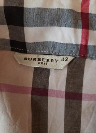 Burberry.крутая рубашка -100%котон4 фото