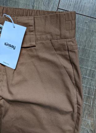 Брюки джогери штани високі посадка висока штани бавовна резинка легкі натуральні брендові9 фото