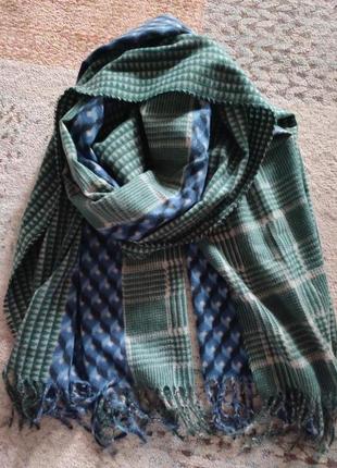 Мягусенький шарф палантин из вискозы и шерсти6 фото