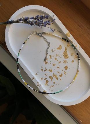 Чокер з бісеру