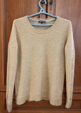 Свитер tommy hilfiger wool/alpaca blend sweater альпака/шерстяной джемпер/пуловер/кардиган/свитшот с альпаки