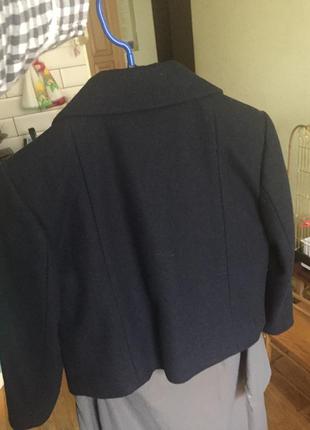 Шерстяной пиджак,h&m,пиджачок, болеро, короткий пиджак, 3/41 фото