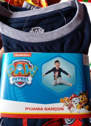 Пижама для мальчика paw patrol