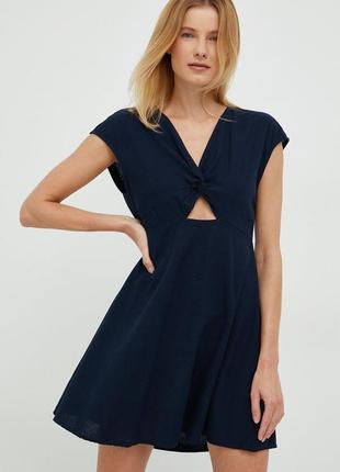 Платье с примесью шелка vero moda
