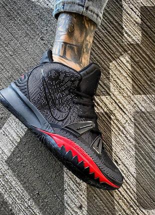 Стильні кросівки nike kyrie infinity "black red"