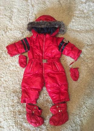 Зимовий пуховий комбенизон