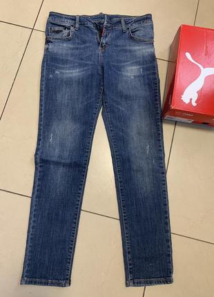 Dsquared синие джинсы 27