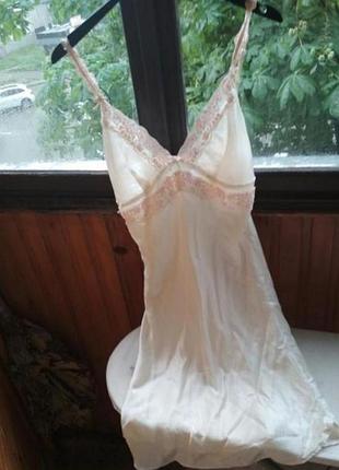 Шовкова нічна сорочка комбінація шовк