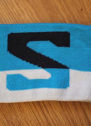 Унисекс повязка на голову флисовая  salomon original stirnband headband