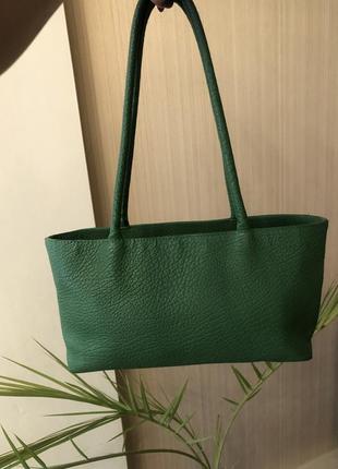 Італійська шкіряна трендова ручноі роботи сумка luciano gelisio