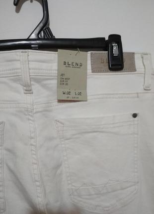 Белые рваные джинсы фирменные базовые скини котон (высокий рост) супер качество!!!5 фото