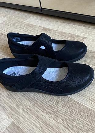 Туфли мокасины новые clarks 38 размер