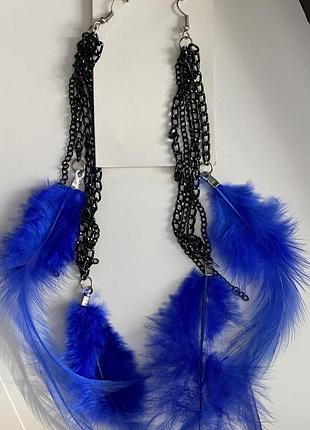 Сережки з пір‘ям