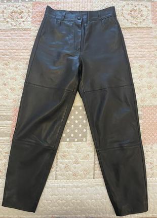 Шкіряні штани massimo dutti р.xs