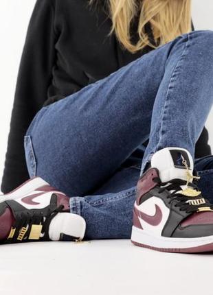 Найк джордан 1 кроссовки nike jordan (36рр - 45рр) кросівки найк джордан2 фото