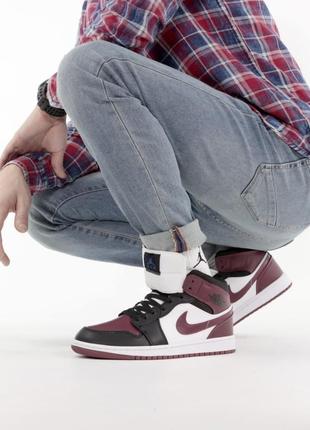 Найк джордан 1 кроссовки nike jordan (36рр - 45рр) кросівки найк джордан8 фото