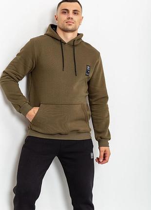 Толстовка мужская на флисе цвет хаки